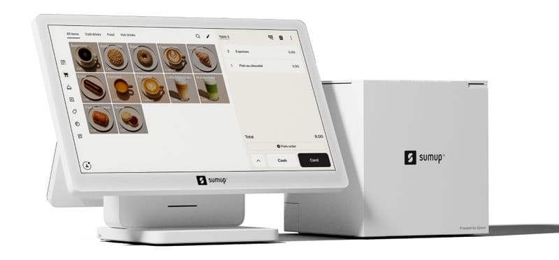 SumUp till with receipt printer